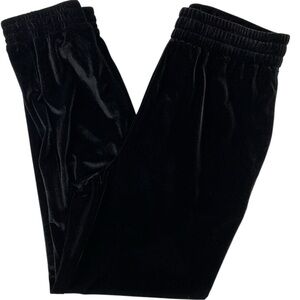 Baltic Born Archie Velvet Jogger Black Elastic Waist Size‎ S